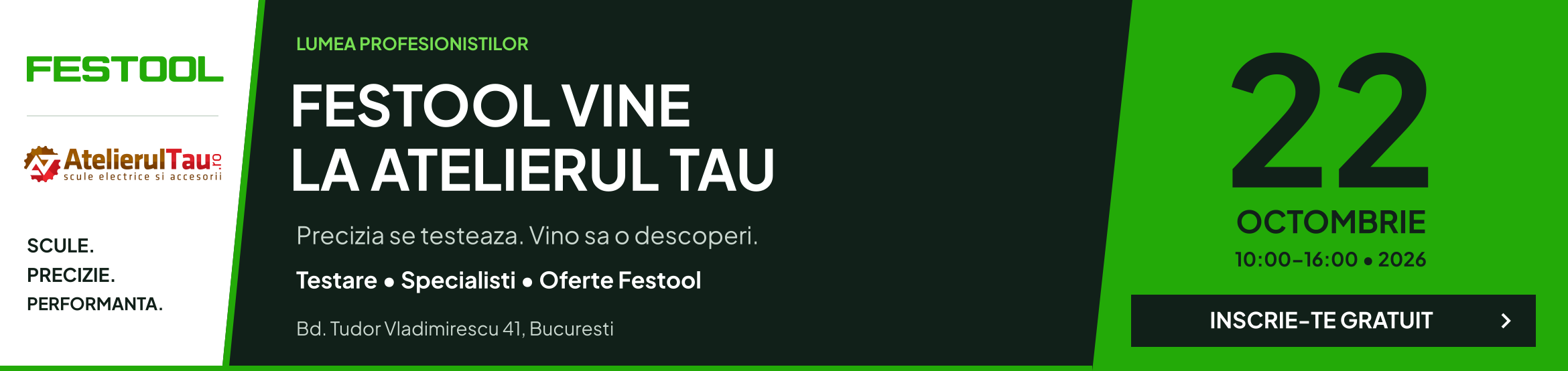Lumea Profesionistilor Festool 20261020